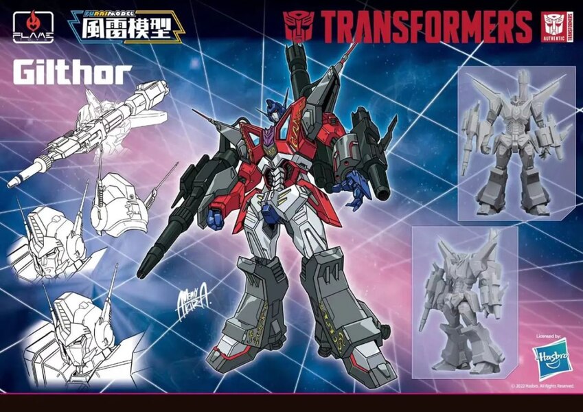 Flame Toys Furai Model Kit Transformers Gilthor Image  (4 of 5)